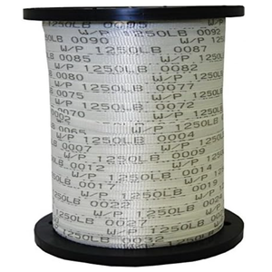 The Ribbon Factory® USA Made 1250 Lb 1/2" Pull Tape | Pull Webbing | Flat Rope - 500 FT 