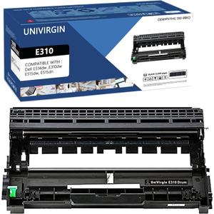 Compatible E310 Drum Unit Replacement for Dell E310 E514 E515 Drum Unit for use in Dell E310dw E514dw E515dw E515dn Printers (Black,1-Pack)