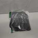 FireKylin 100 Pcs Resealable bags 3.5" x 5.5" Black Paper Bags Zipper Food Storage Bags, Stand Up, Reusable, Sealable, with Matte Window, Black, for Packaging Products