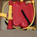 Firefighter Backpack Water Gun Blaster Set for Kids,Fireman Tank with Hose Shooter Toy,Mini Fire Extinguisher Squirter for Halloween Costume,Outdoor Play,Swimming Pool,Beach,Party