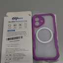 CENHUFO Magnetic Privacy for iPhone 17 Case [Compatible with Magsafe] Full Body Phone Case Built-in 9H Tempered Glass Privacy Screen Protector Camera Protection Shockproof Clear Cover