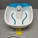 Homedics Bubble Mate Foot Spa, Toe Touch Controlled Foot Bath with Invigorating Bubbles and Splash Proof, Raised Massage Nodes and Removable Pumice Stone