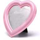 BinaryABC Heart Makeup Mirror Cosmetic Mirror Wall Desktop Mirror Bedroom Mirror,Valentines Day Gift(Light Pink)
