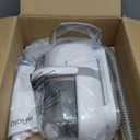 Afloia 6-in-1 Dog Grooming Kit, Pet Grooming Vacuum for Shedding, Dog Hair Vacuum with Clipper Nail Trimmer Grinder, Pet Brush Groomer at Home, Low Noise Cats Hair Remover, 1.5L Dust Cup, White (Silver)