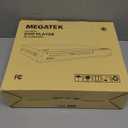 MEGATEK Region-Free HDMI DVD Player for TV, Compact CD/DVD Player for Smart TV, USB Port, Plays All Region DVDs & Multi Formats, Metal Housing, HDMI/RCA Cables & Remote Included