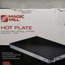 Magic Mill Extra-Large Glass Food Warmer 21x16 Warming Tray