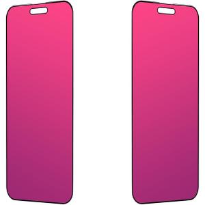 EGKimBa Privacy Screen Protector for iPhone 15 Pro Max, 6.7 inch Gradient Anti-Blue Light Tempered Glass - 2 Packs