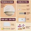 Superbaking Banneton Bread Proofing Basket, Sourdough Bread Baking Supplies, Round 9 Inch Sourdough Starter Kit, Proofing Basket for Baking, Bread Making Supplies Tools, Banneton Basket Gift Set