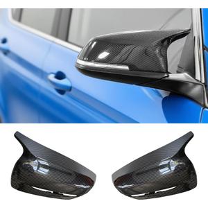 Carbon Fiber Side Mirror Caps Replacement for 2017-2022 B-MW 3 Series G20 320i 325i 330i 5 Series G30 525i 530i 540i M Sport Accessories