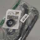 Stair Hand Railing,Safety Handle Bar,Iron Outdoor Deck Rail,Safety Handle Bar,Banister Rail Deck Hand Rail Rustic Pipe Handle Wall Mount Stainless Steel (2), Black