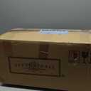 Geetery 4 Pack Chair Cushions for Dining Chair Kitchen Seat Pads with Ties Buffalo Plaid Soft Comfy Square Seat Pads for Home, Outdoor, Patio, Room (Black,White)