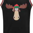 YWIES Griswold #00 Movie Christmas Basketball Jerseys Stitched Letters and Numbers S-XXXL (Black, M)