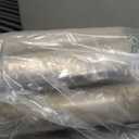 AddGrace Chair Cushions for Dining Chairs Set of 6 Windsor Kitchen Chair Cushions with Removable Textured Cover and Non Slip Bottom Indoor Chair Pads with Ties and Foam (16.5x15.5 Inches Beige)