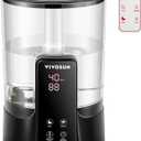 VIVOSUN 6L 2-in-1 Cool & Warm Mist Ultrasonic Humidifier with Essential Oil Box & Remote Control for Bedrooms, Offices, Plants, Dryness, and Skincare