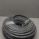 Pressure Washer Hose 100ft 4800PSI with 3/8 Quick Connect, 1/4 Commercial Grade Steel Wire Braided Kink Resistant Power Washer Extension Hose, Flexible Replacement Hose Adapter Set