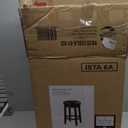 Egadis 1 Pack 35"x3"x3" Horizontal Aluminum Stair Railing Post, Stair to Right Turn Post, Black Textured Powder-Coat Finish Horizontal Rail System for Outdoor Decks, Porches & Balconies