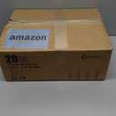 Brightown C9 Christmas Lights Outdoor, 4 Packs Total 103 Ft Christmas Pathway Lights with 80 LED Bulbs and Stakes, Connectable Outdoor Christmas Decorations Yard Walkway Sidewalk Holiday, Warm White