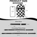 3-in-1 Clip and Go Phone Strap Crossbody with Detachable Wallet, RFID Blocking, Adjustable Anti-Theft Phone Lanyard
