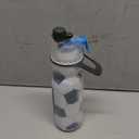 O2COOL Mist 'N Sip Misting Water Bottle 2-in-1 Mist And Sip Function With No Leak Pull Top Spout Reusable Sports Water Bottle - 20 oz (Soccer)