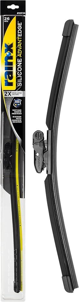 Rain-X Silicone AdvantEdge Wiper Blade 26" Windshield Wiper Blades Replacement, All-Weather Performance Lasts 2X Longer, Premium Beam, Installock Adapter for Easy Fit (Pack of 1)
Amazon's Choice