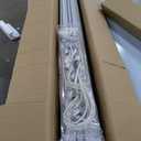 Barrina LED Shop Lights, 8FT 72W 10000LM 5000K, Daylight White, V Shape, Clear Cover, High Output, Linkable, T8 LED Tube Light, for Garage 8 Foot with Plug (Pack of 10)