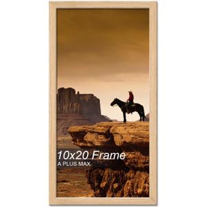 A PLUS MAX 10x20 Picture Frame Natural Light Weight Wall Mount