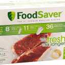 Special Value Combo Pack FoodSaver 8" & 11" Rolls & 36 Heat-Seal Pre-Cut Bags BPA free