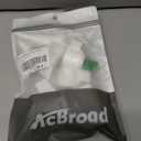 Right Angle Nema 5-15P 15A 125V AC Plug, [ETL] Easy Assembly 90 Degree USA Canada Male DIY Rewirable 12 Directions Adjustable AC Connector White 5-Pack AD0176-5