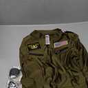 Morph Womens Aviator Costume Fitted Flight Suit Halloween Outfit Military Style for Women (Medium)