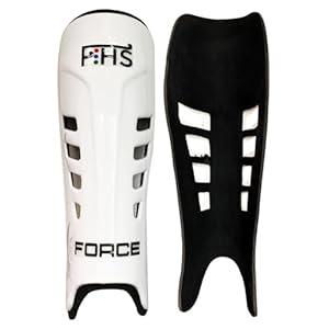 Field Hockey Shin Guards Force Symphony Colors White Blue Teal Blue Sizes Small Medium Large (Force - White, Extra Small)