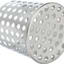 PATIKIL Gutter Guard Filter 2.56"-2.1"(65mm to 53.5mm), PVC Termination Cap Mesh Screen Roof Vent Cover Stainless Steel Conical Exhaust Pipe Cover Downspout Guard Filter for Downspout