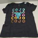 Retro Cojo Bull Skull Music Country 70s Cowboys Boot T-Shirt