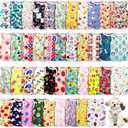 42 Pcs Dog Shirts Printed Puppy Clothes Breathable Cartoon T Shirt for Dog Soft Puppy Clothing Lovely Pet Shirts Outfits for Pet Dogs Cats Summer Party Holiday, S