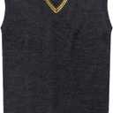 Cosplay Costumes Mens Womens Fall and Winter Sweater Cardigan Vest Waistcoat (Blue, XL)