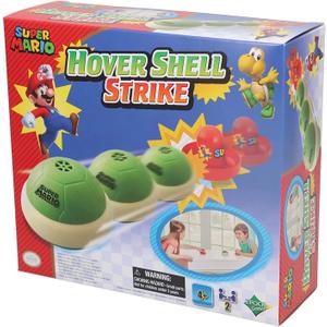 EPOCH Games Super Mario Hover Shell Strike - Tabletop or Floor Multiplayer Sports Game for Ages 4+