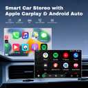 4+64G 9.7" Car Stereo for Ford Transit Connect 2014 2015 2016 2017 2018 w/WiFi GPS Bluetooth IPS Car Audio Receiver w/Carplay Android Auto Camera SWCRadio Receiver (for High/Base Trim)
