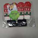 EXPAWLORER Christmas Anti-Slip Soft Dog Socks for Hardwood Floor, Warm Dog Shoes, Paw Protectors for Cold Pavement, Prevent Licking, Traction Control for Small Medium Large Senior Dogs