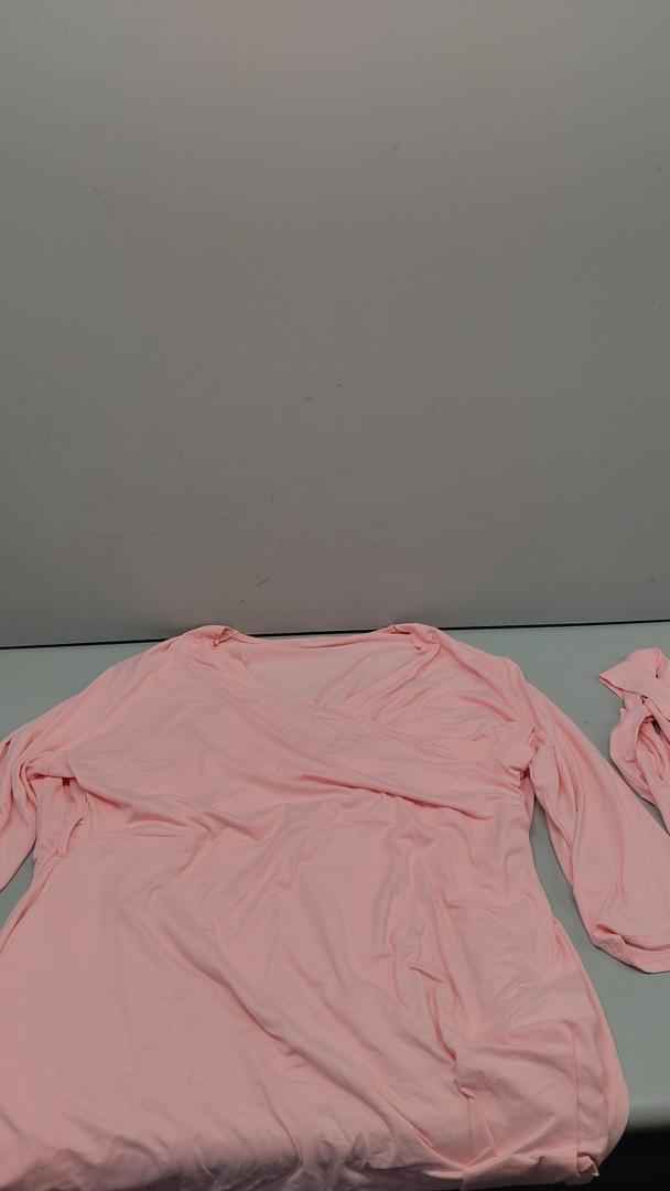 Woman's Pink lounge Shirt, Size 3X