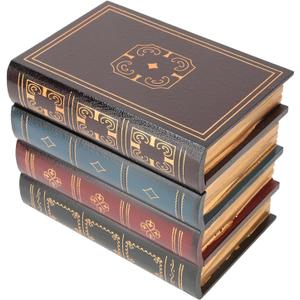 Book Safe, European Style Decorative Fake Book, Hollowed Out Decorative Faux Books, Compartment Box for Storage – Hide Jewelry, Money, Valuables, and More, Home Decor(#2)