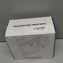 Matte Black Recessed Toilet Paper Holder for Large Rolls, Pivoting Black Toilet Paper Holder Wall Mount Stainless Steel, in Wall Toilet Paper Holders Black, Bathroom Toilet Paper Wall Holder