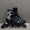 Rollerblade Macroblade 90 Men's Adult Fitness Inline Skate, Orion Blue/Spicy Orange, Performance Inline Skates, 10/10.5