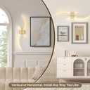 Battery Operated Wall Sconce Set of Two, Dimmable Modern LED Rechargeable Wall Light with Remote Control, Wall Decor for Living Room