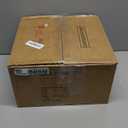 Gold Semi Flush Mount Ceiling Light Mid-Century Vintage Hallway Light Fixtures with Milk Glass Shade Schoolhouse Style Brass for Entryway Kitchen Bedroom Foyer Bathroom, 10.7 Inch