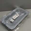 Extendable Sink Colander Strainer Basket - Wash Vegetables and Fruits, Drain Cooked Pasta and Dry Dishes - Adjustable Over the Sink Colander Collapsible Drainer Basket -Gray