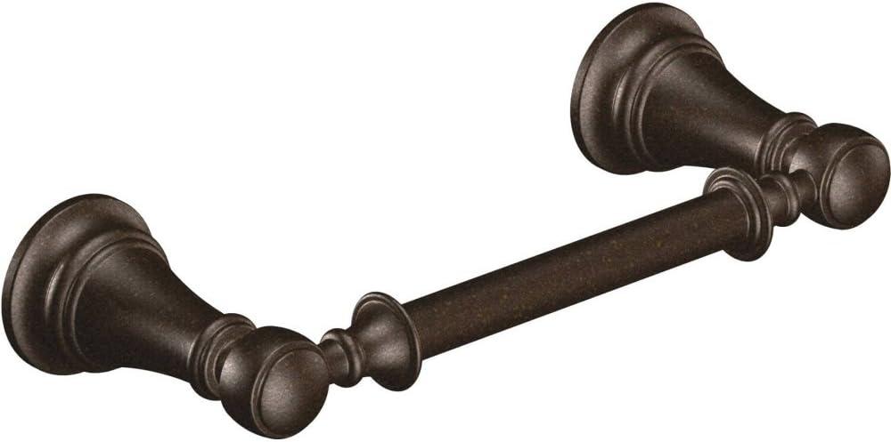 Moen YB8408ORB Weymouth Pivoting Double Post Toilet Paper Holder, Oil Rubbed Bronze