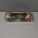 KAOYOO 2 PCS Artificial Rose Bouquet Short Stems for DIY Wedding Decoration Bridal Bouquet Home Decorations(2-PCS) (Pink/Champagne)