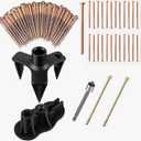 Eliminate Squeaky Noise Floor Repair Kit with 5 Tools and 50 Screws for Wood Floors, Eliminate Squeaks Under Carpeted Floors, Hardwood, Vinyl, and Linoleum Floors