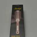 Round Brush for Blow Drying, Nano Thermal Ceramic & Ionic Tech Hair Brush with Boar Bristles, Professional Round Barrel Brush for Styling, Curling & Straightening by Sndyi (2.9 Inch, Barrel 1.7 Inch)