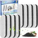 8 Pack 75oz/2.2L Dog Water Fountain Filters Compatible with MAILOFY WF220 75oz/2.2L Stainless Steel Fountain, Dog Fountain Carbon Filter Replacement Fit for Automatic Pet Water Dispenser