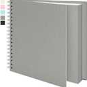 Amazon.com: Vienrose Scrapbook Album (8 X 8 Inch) Scrap Book Photo Albums Travel Scrapbook Textured Paper Cover Memory Book Ideal for Wedding, Baby, Family, Graduation, Pets (20 Sheets/40 Pages, Beige)